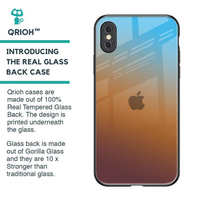 Rich Brown Glass Case for iPhone XS