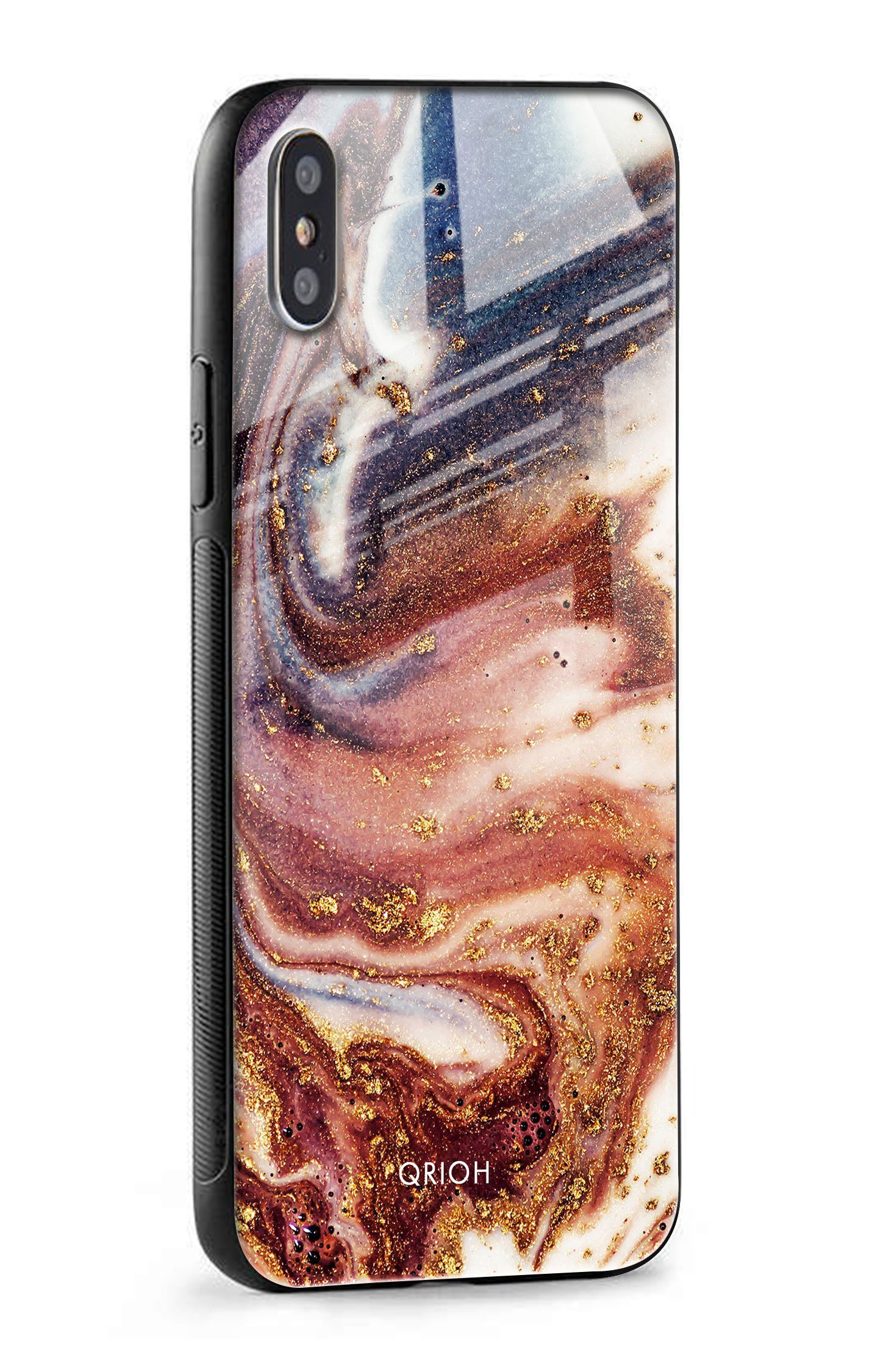 Exceptional Texture Glass Case for iPhone XS