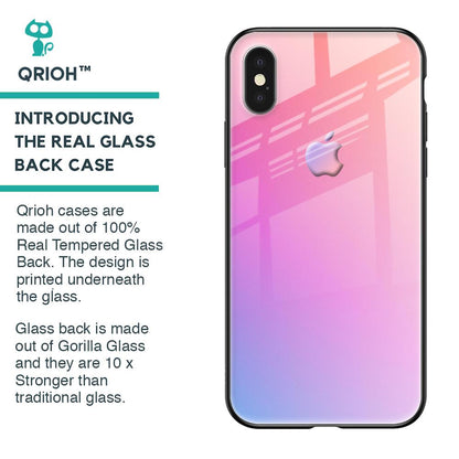 Dusky Iris Glass case for iPhone XS