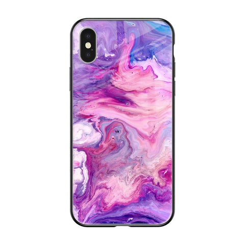 Cosmic Galaxy iPhone XS Glass Cases & Covers Online