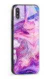 Cosmic Galaxy Glass Case for iPhone XS