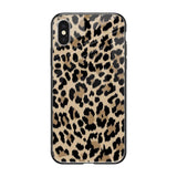 Leopard Seamless iPhone XS Glass Cases & Covers Online