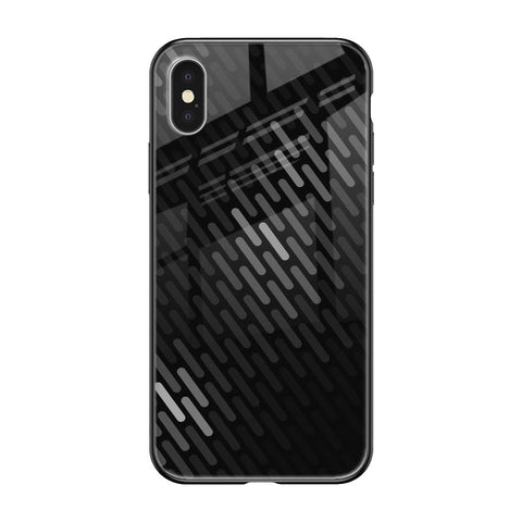 Dark Abstract Pattern iPhone XS Glass Cases & Covers Online