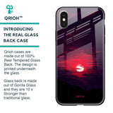 Morning Red Sky Glass Case For iPhone XS