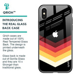 Abstract Arrow Pattern Glass Case For iPhone XS