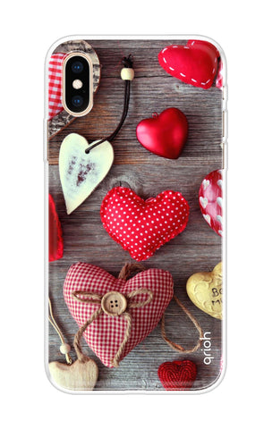 Valentine Hearts iPhone XS Back Cover