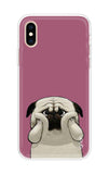 Chubby Dog iPhone XS Back Cover