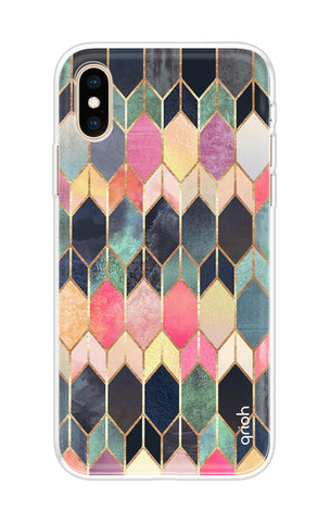 Shimmery Pattern iPhone XS Back Cover