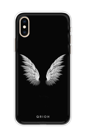 White Angel Wings iPhone XS Back Cover