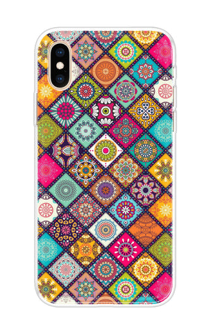 Multicolor Mandala iPhone XS Back Cover