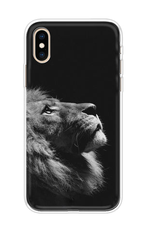 Lion Looking to Sky iPhone XS Back Cover