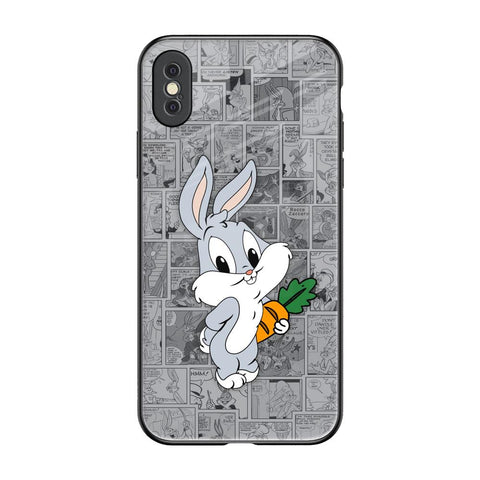 Cute Baby Bunny iPhone XS Max Glass Back Cover Online