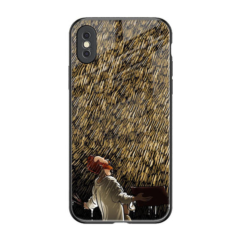 Rain Festival iPhone XS Max Glass Back Cover Online