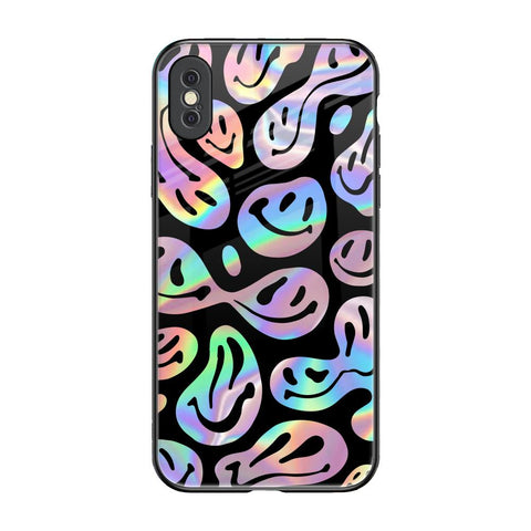 Acid Smile iPhone XS Max Glass Back Cover Online