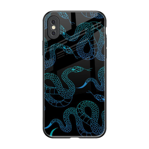 Serpentine iPhone XS Max Glass Back Cover Online