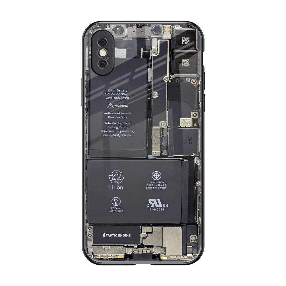 Skeleton Inside iPhone XS Max Glass Back Cover Online