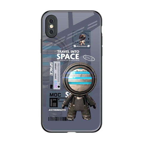 Space Travel iPhone XS Max Glass Back Cover Online