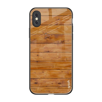 Timberwood iPhone XS Max Glass Back Cover Online
