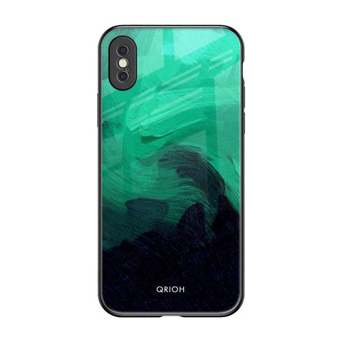 Scarlet Amber iPhone XS Max Glass Back Cover Online