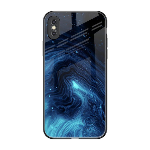 Dazzling Ocean Gradient iPhone XS Max Glass Back Cover Online