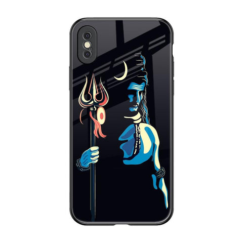 Mahakal iPhone XS Max Glass Back Cover Online