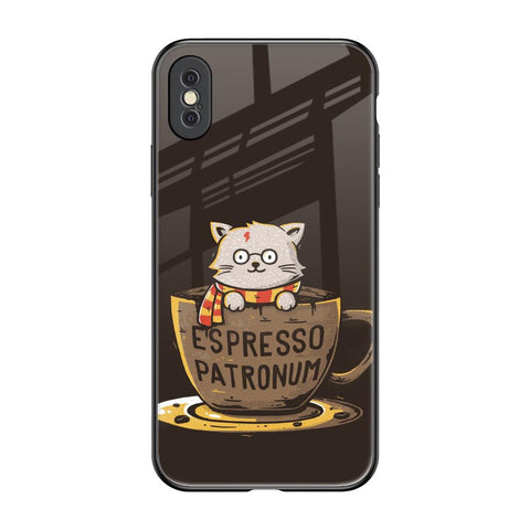 Tea With Kitty iPhone XS Max Glass Back Cover Online