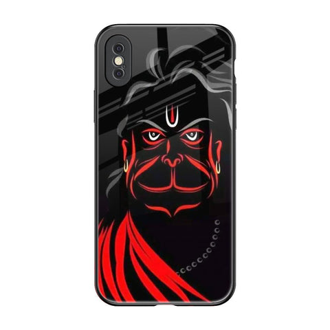 Lord Hanuman iPhone XS Max Glass Back Cover Online