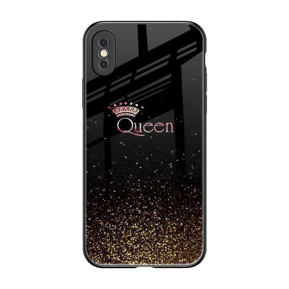 I Am The Queen iPhone XS Max Glass Back Cover Online