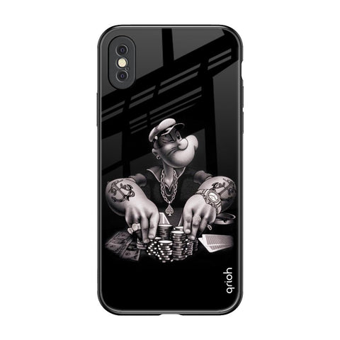 Gambling Problem iPhone XS Max Glass Back Cover Online