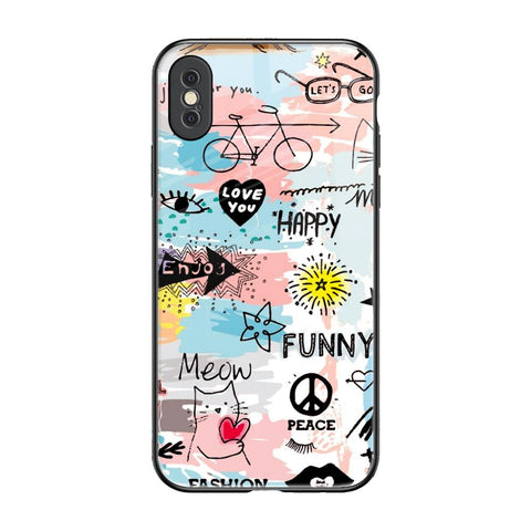 Just For You iPhone XS Max Glass Back Cover Online