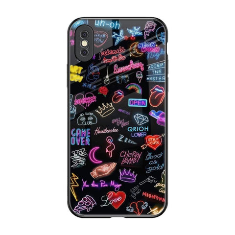 Accept The Mystery iPhone XS Max Glass Back Cover Online