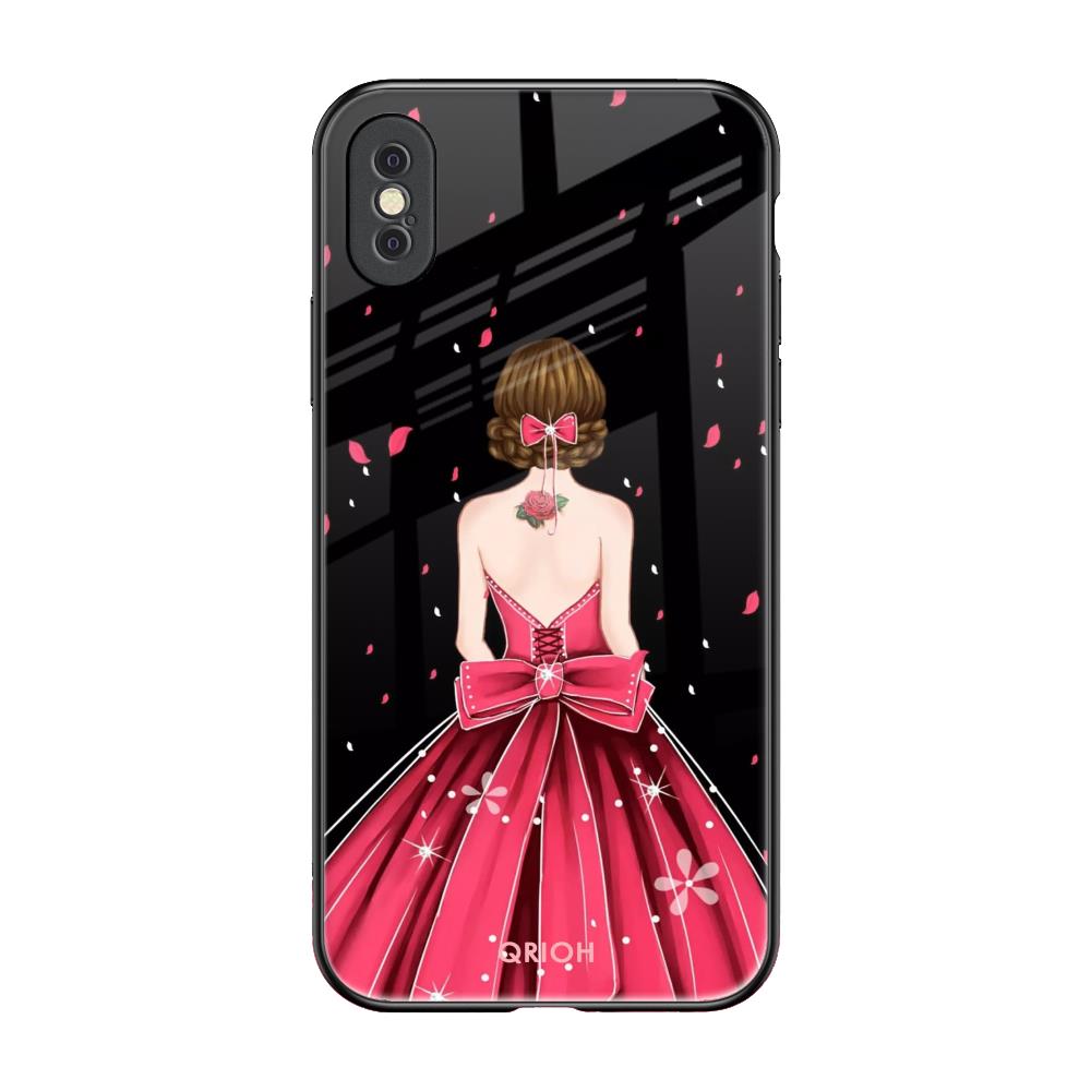 Fashion Princess iPhone XS Max Glass Back Cover Online