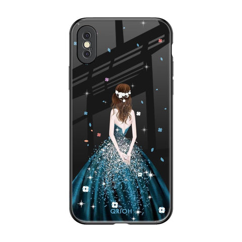 Queen Of Fashion iPhone XS Max Glass Back Cover Online