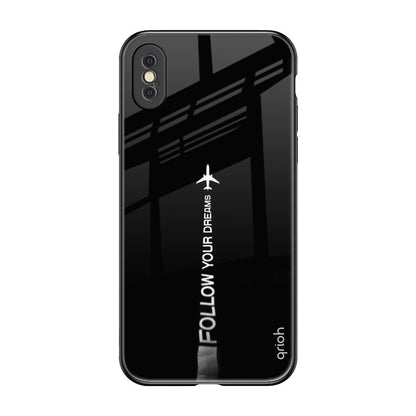 Follow Your Dreams iPhone XS Max Glass Back Cover Online