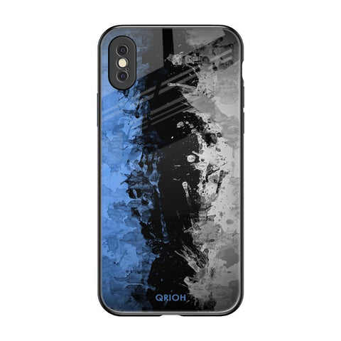 Dark Grunge iPhone XS Max Glass Back Cover Online