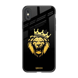 Lion The King iPhone XS Max Glass Back Cover Online