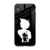 Monochrome Goku iPhone XS Max Glass Back Cover Online