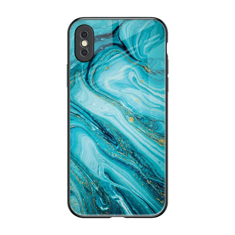 Ocean Marble iPhone XS Max Glass Back Cover Online