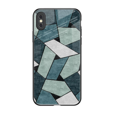 Abstact Tiles iPhone XS Max Glass Back Cover Online