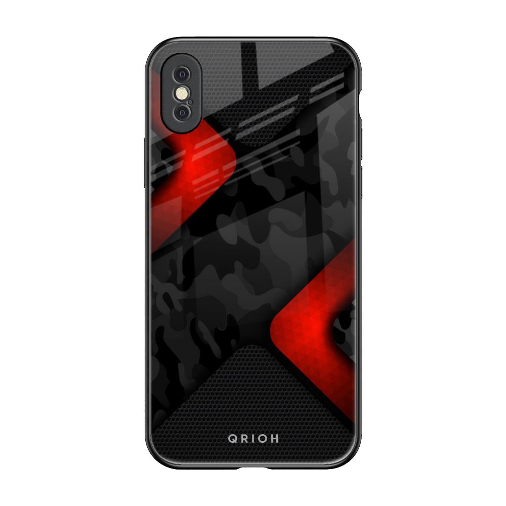 Modern Camo Abstract iPhone XS Max Glass Back Cover Online