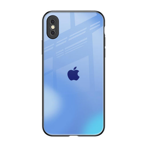 Vibrant Blue Texture iPhone XS Max Glass Back Cover Online