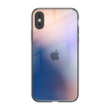 Blue Mauve Gradient iPhone XS Max Glass Back Cover Online