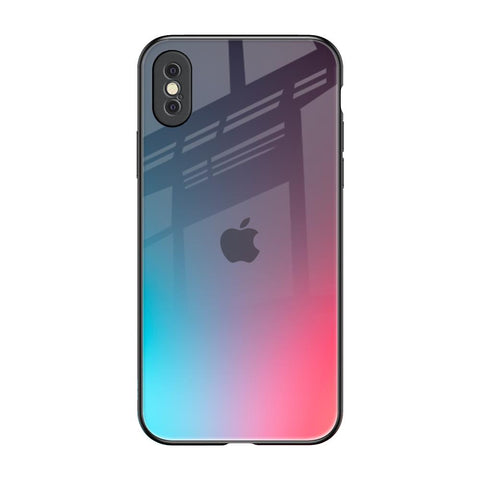 Rainbow Laser iPhone XS Max Glass Back Cover Online