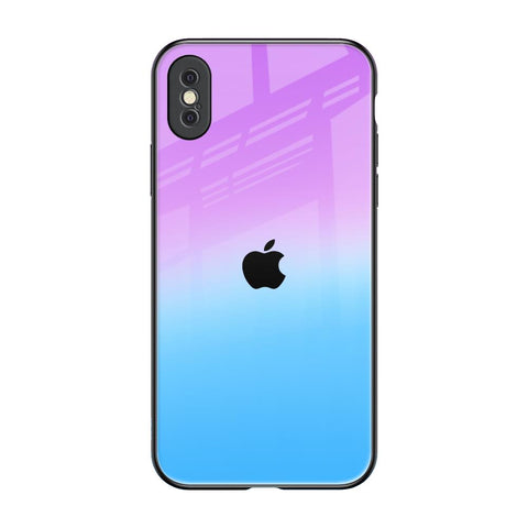 Unicorn Pattern iPhone XS Max Glass Back Cover Online