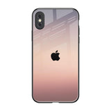 Golden Mauve iPhone XS Max Glass Back Cover Online