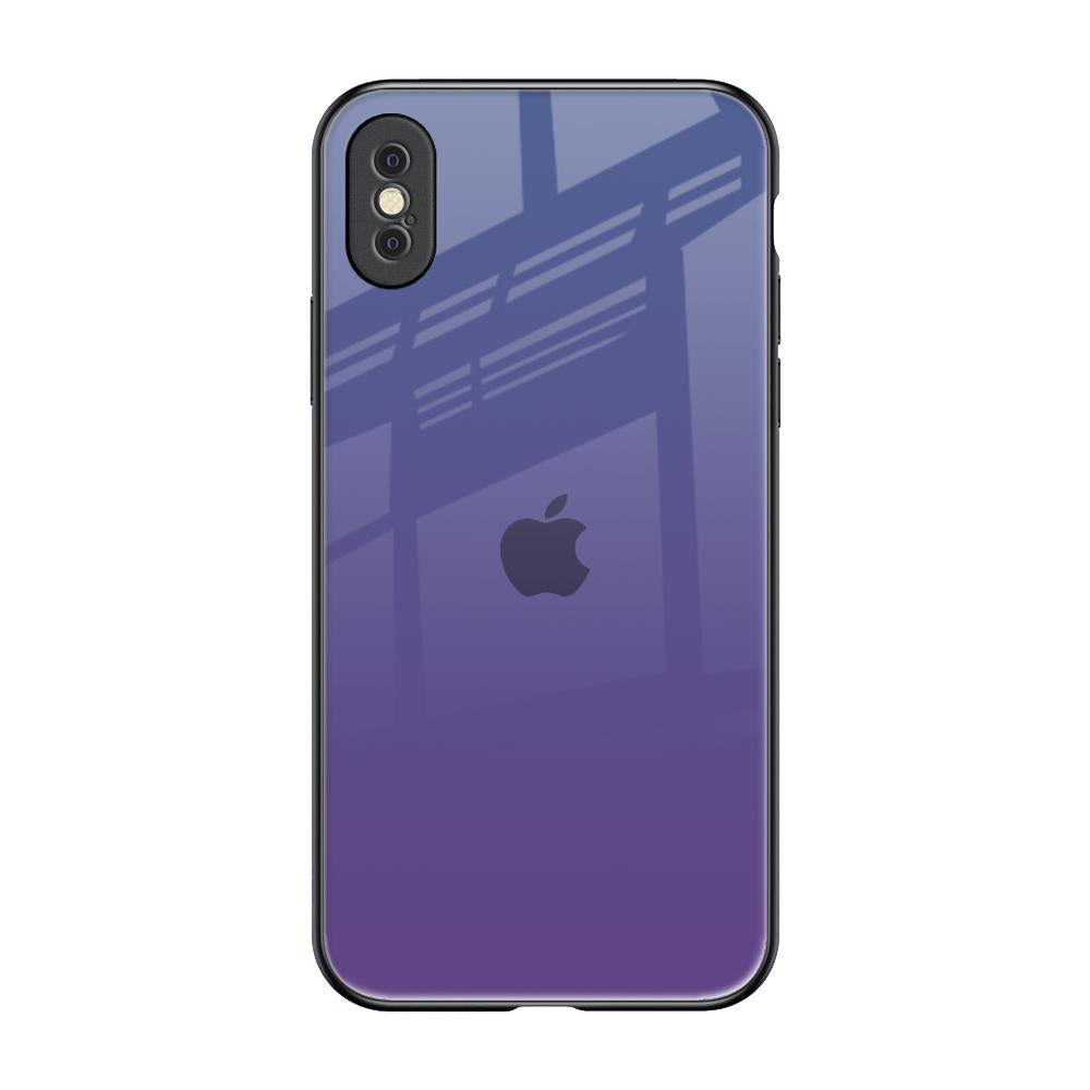 Indigo Pastel iPhone XS Max Glass Back Cover Online