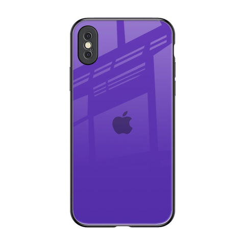 Amethyst Purple iPhone XS Max Glass Back Cover Online