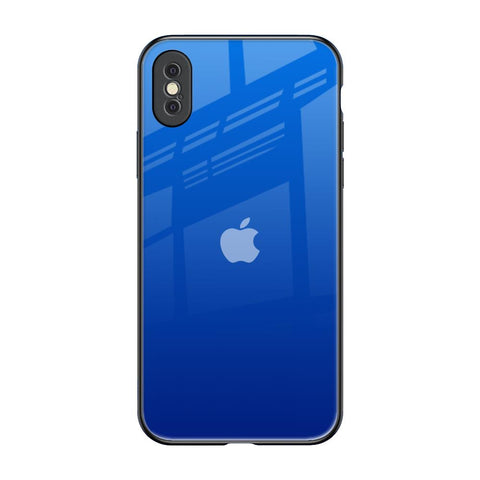 Egyptian Blue iPhone XS Max Glass Back Cover Online