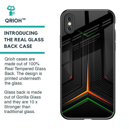 Modern Ultra Chevron Glass Case for iPhone XS Max