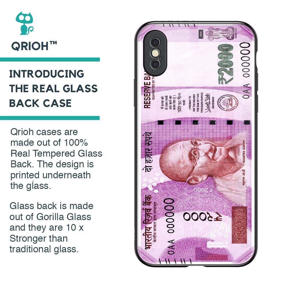 Stock Out Currency Glass Case for iPhone XS Max